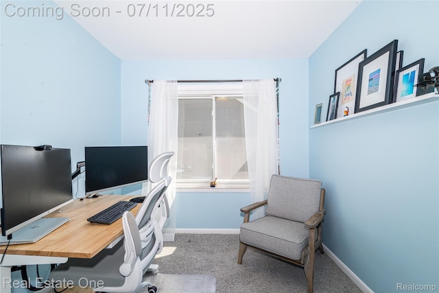 8856 Charbane Ave, White Lake, MI 48386 - carpeted home office with baseboards