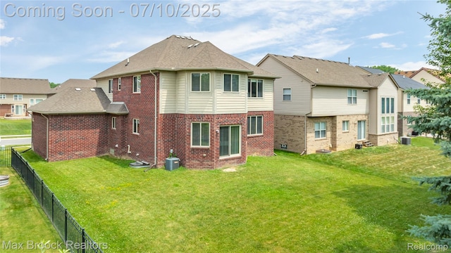 5142 Trailwood Ln, Warren, MI 48092 - back of property with brick siding, a residential view, and a shingled roof