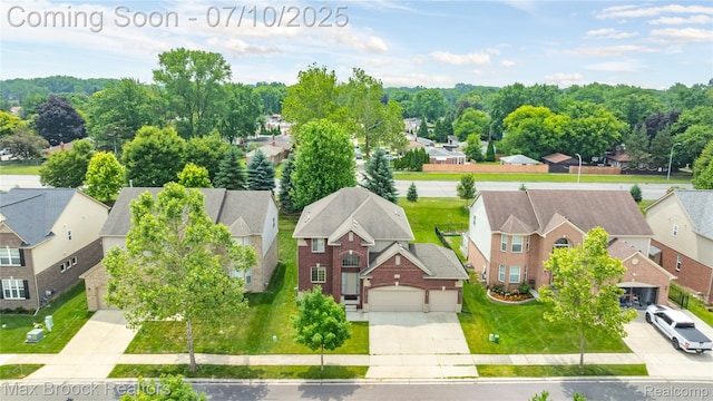 5142 Trailwood Ln, Warren, MI 48092 - aerial perspective of suburban area