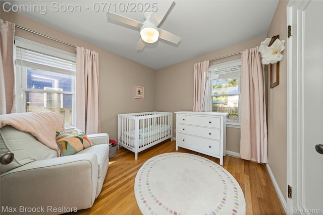 903 Oakridge Ave, Royal Oak, MI 48067 - bedroom with wood finished floors and a ceiling fan