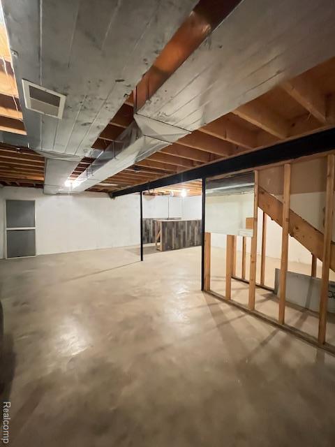 30885 Lee Frank Ln, Madison Heights, MI 48071 - view of unfinished below grade area