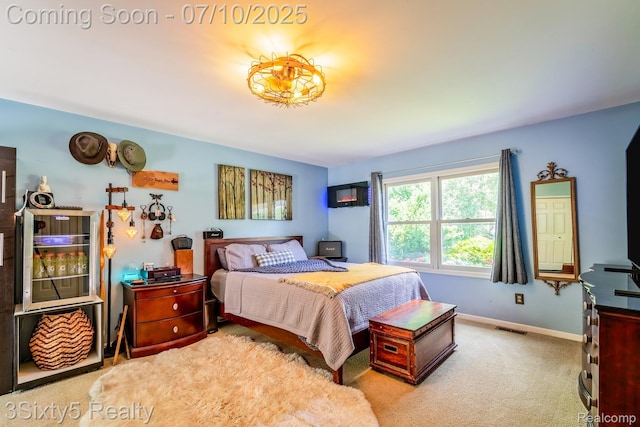 4375 Island Park Dr, Waterford, MI 48329 - carpeted bedroom featuring baseboards