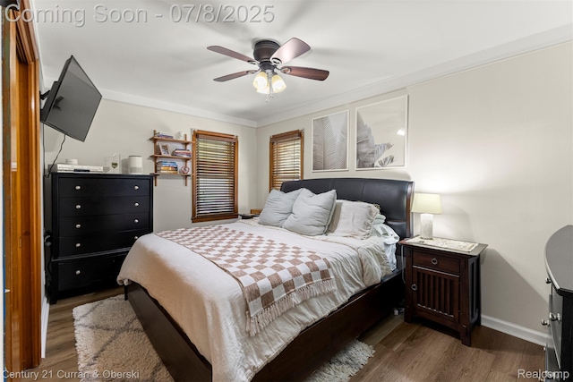 8960 Niver Ave, Allen Park, MI 48101 - bedroom with wood finished floors and ceiling fan