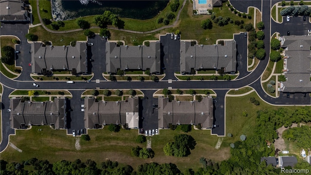 2165 Leighton Dr, Shelby Twp, MI 48317 - aerial view of property's location with nearby suburban area