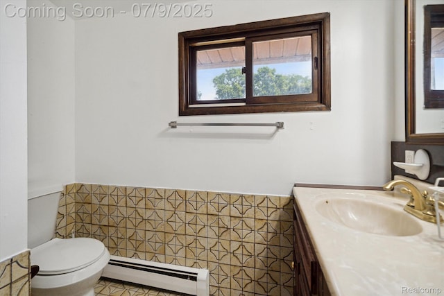 30590 Lorraine Ave, Warren, MI 48093 - half bathroom with a baseboard radiator and vanity