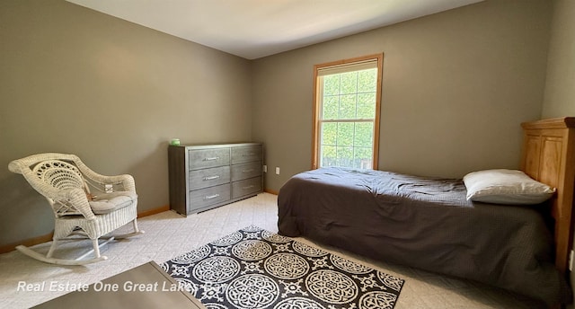 11540 Saddlebrook Cir, Freeland, MI 48623 - bedroom with light carpet and baseboards