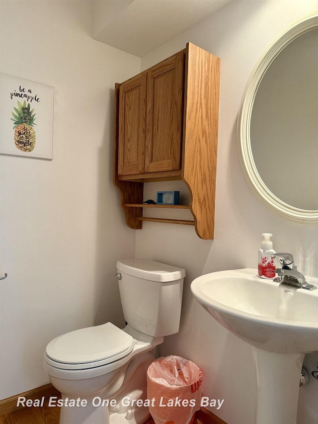 11540 Saddlebrook Cir, Freeland, MI 48623 - half bathroom featuring toilet