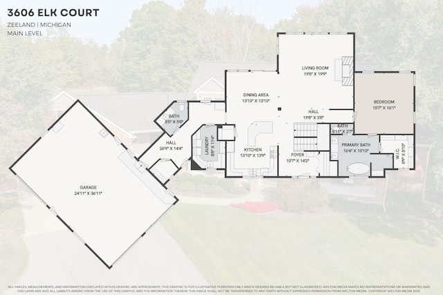 3603 Elk Ct, Zeeland, MI 49464 - view of floor plan / room layout