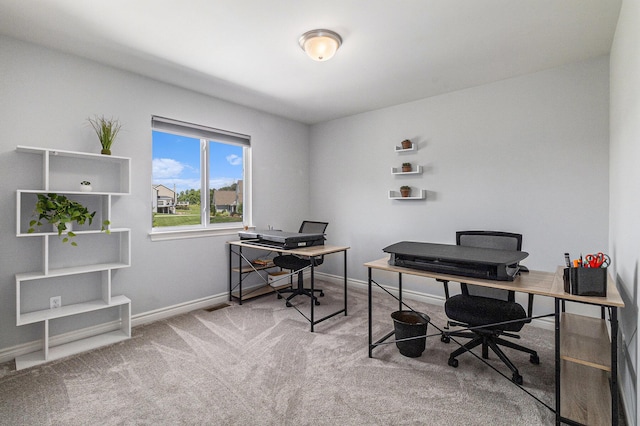 5775 Libby Ct, Dexter, MI 48130 - carpeted home office with baseboards