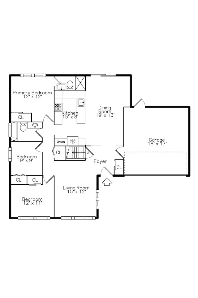 39079 Ross St, Livonia, MI 48154 - view of property floor plan
