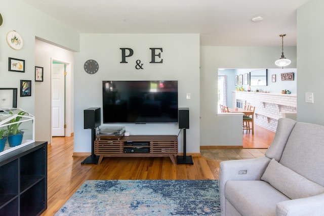 39079 Ross St, Livonia, MI 48154 - living room with wood finished floors