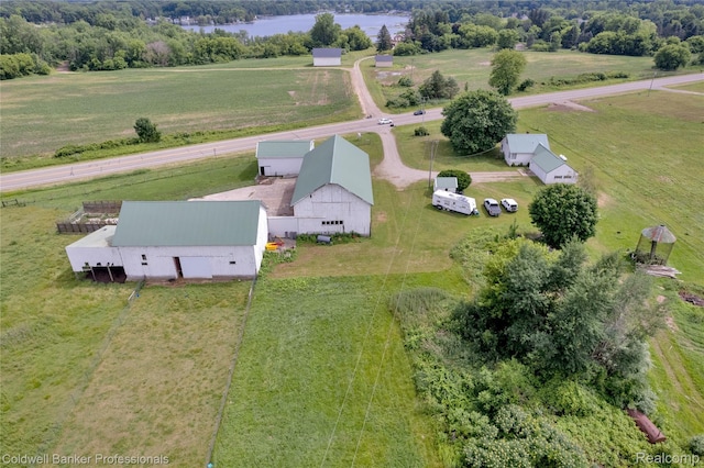 4677 Imlay City Rd, Attica, MI 48412 - overview of rural landscape with a large body of water