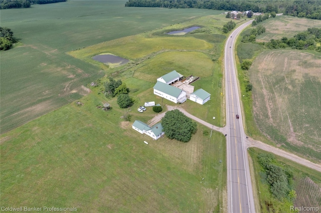 4677 Imlay City Rd, Attica, MI 48412 - aerial view of property and surrounding area featuring rural landscape