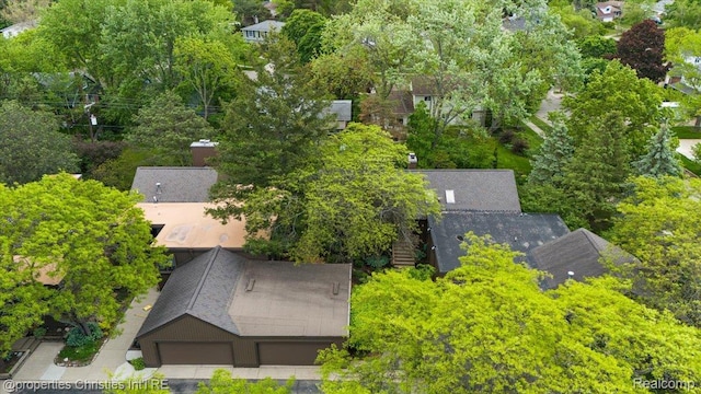 2 Eastbury Ct, Ann Arbor, MI 48105 - view from above of property