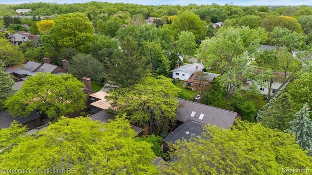 2 Eastbury Ct, Ann Arbor, MI 48105 - aerial view of residential area with a heavily wooded area