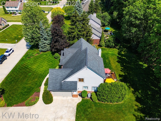 510 Roxbury Dr, Lake Orion, MI 48359 - aerial view of property and surrounding area
