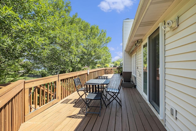 6177 Heathcross Dr, Hudsonville, MI 49426 - deck featuring outdoor dining space