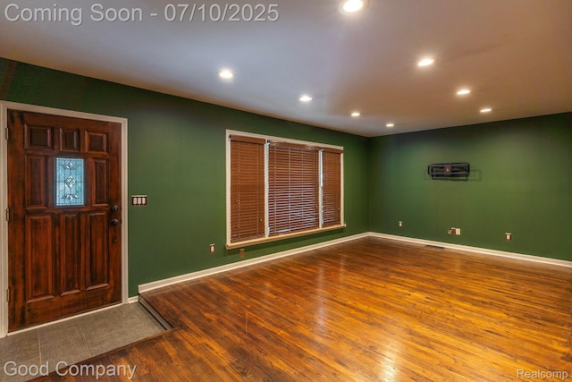 1432 N Custer Ave, Clawson, MI 48017 - entryway with wood finished floors and recessed lighting