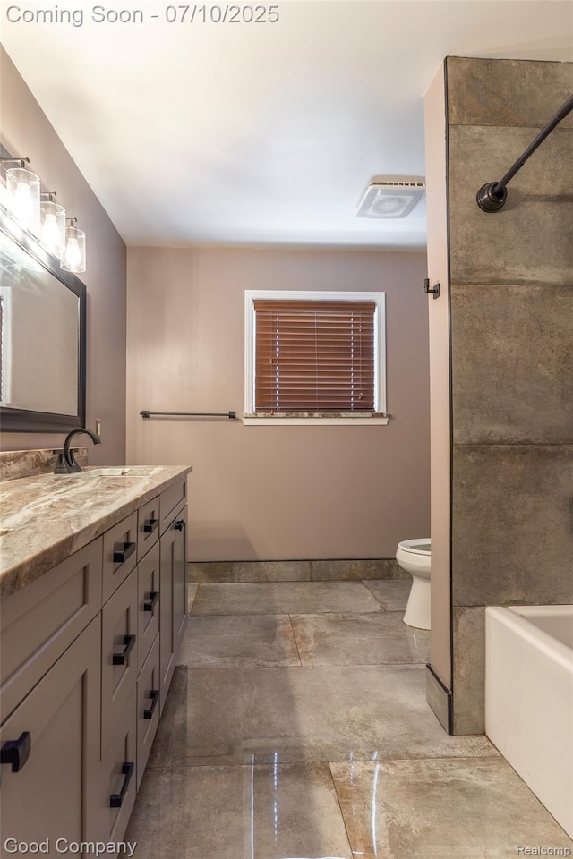 1432 N Custer Ave, Clawson, MI 48017 - bathroom featuring vanity and a tub to relax in