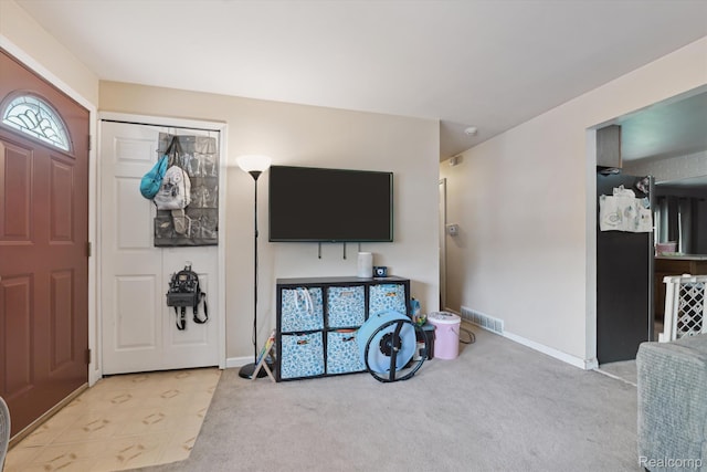 15447 Taft St, Westland, MI 48174 - carpeted entryway featuring baseboards