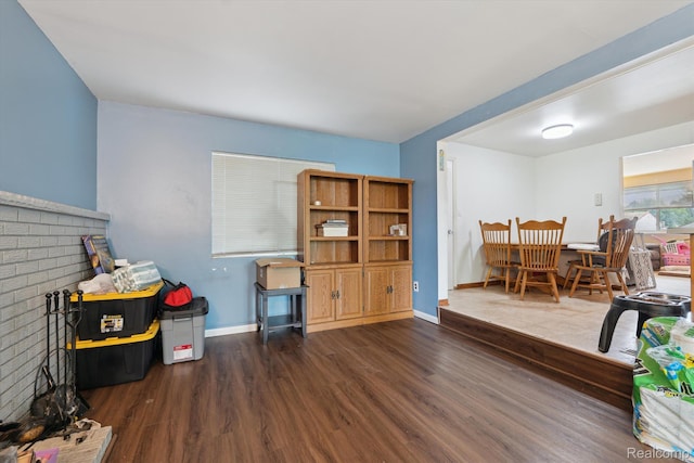 15447 Taft St, Westland, MI 48174 - interior space featuring wood finished floors and baseboards