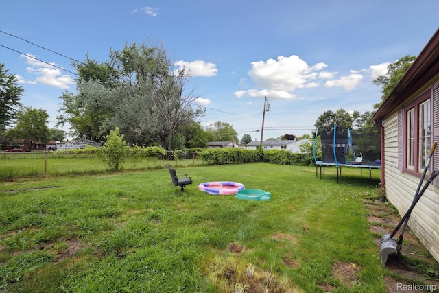 15447 Taft St, Westland, MI 48174 - view of yard with a trampoline