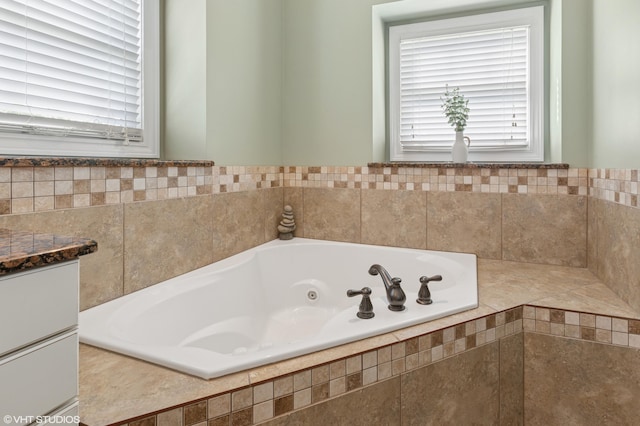 6044 Wabash Ln, Stevensville, MI 49127 - full bathroom with a jetted tub