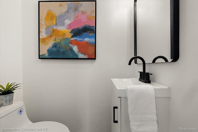18714 Appoline St, Detroit, MI 48235 - half bath with toilet and vanity