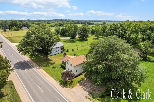 139 W Grand Ledge Hwy, Sunfield, MI 48890 - drone / aerial view of a tree filled landscape
