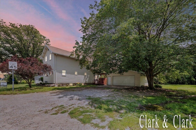 139 W Grand Ledge Hwy, Sunfield, MI 48890 - view of front of property with a garage