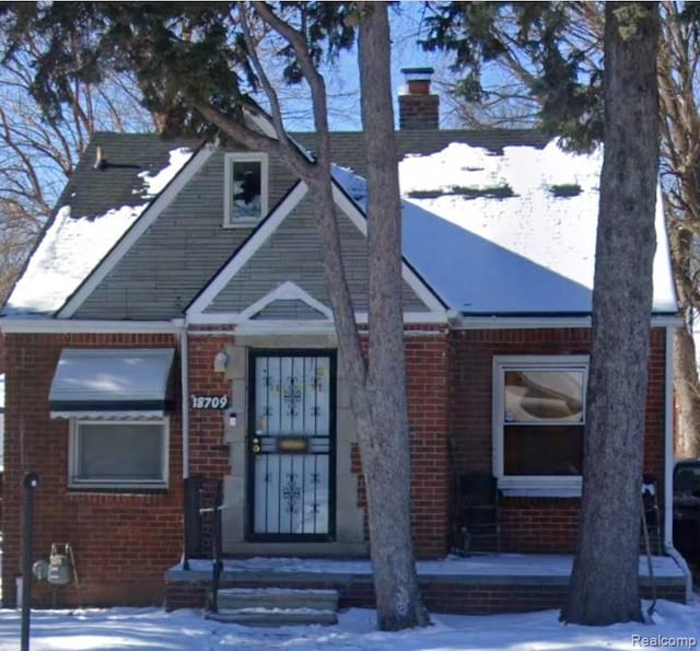 18709 Runyon St, Detroit, MI 48234 - view of front of property featuring brick siding