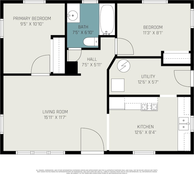 340 Nora St SE, Grand Rapids, MI 49548 - view of floor plan / room layout