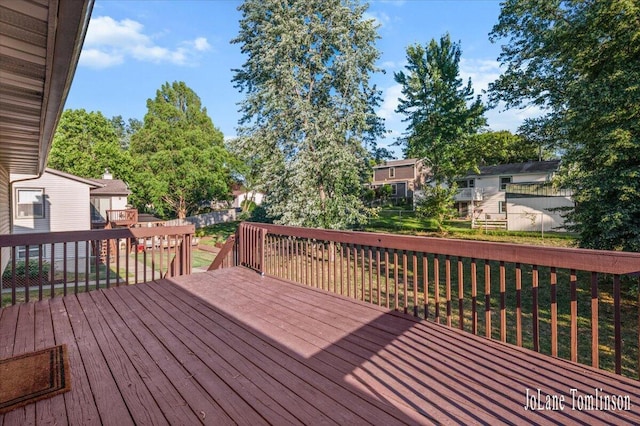 2958 Bluewater Ln SW, Grandville, MI 49418 - view of wooden deck