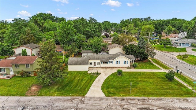 4681 Cass Elizabeth Rd, Waterford, MI 48327 - aerial view of property and surrounding area