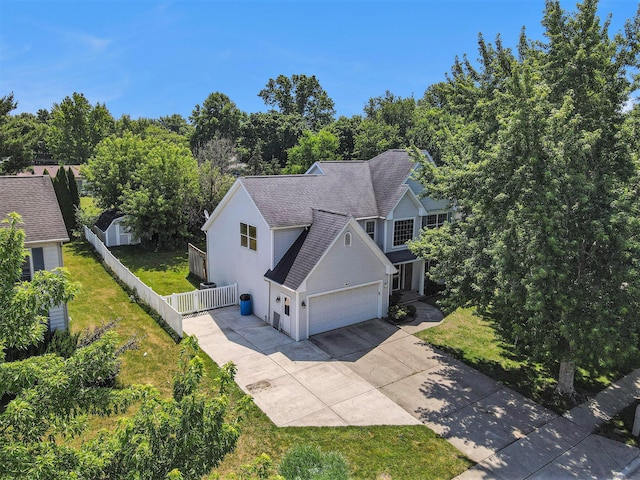 5625 Bay Meadow Trl, Portage, MI 49024 - view from above of property
