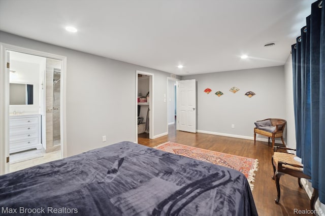 6810 Killarney Dr, Troy, MI 48098 - bedroom featuring recessed lighting and wood finished floors