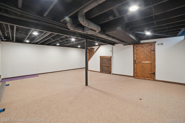 6810 Killarney Dr, Troy, MI 48098 - finished basement with carpet floors and baseboards