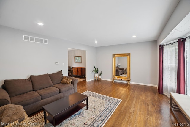 6810 Killarney Dr, Troy, MI 48098 - living room with wood finished floors and recessed lighting