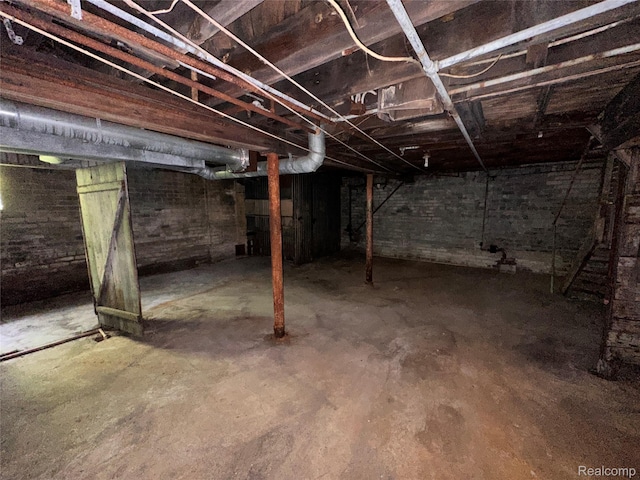 3962 Helen St, Detroit, MI 48207 - view of unfinished basement