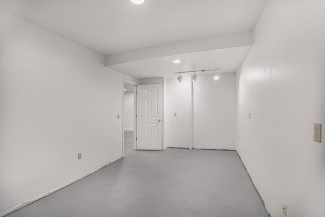 4213 Silverleaf Dr, Ypsilanti, MI 48197 - spare room with finished concrete flooring