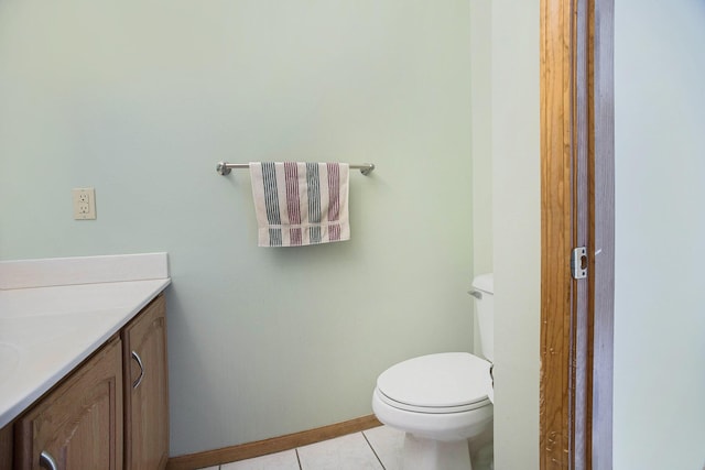 4213 Silverleaf Dr, Ypsilanti, MI 48197 - half bath featuring vanity and tile patterned flooring