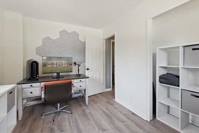 910 Newport Dr, Fenton, MI 48430 - office with wood finished floors