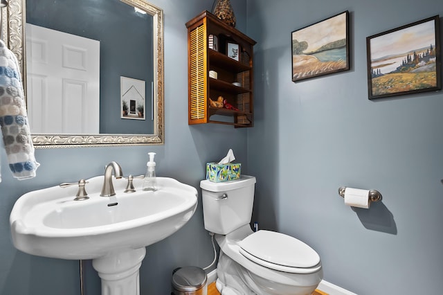 6794 Brickleton Ct, Portage, MI 49024 - bathroom with toilet and a sink