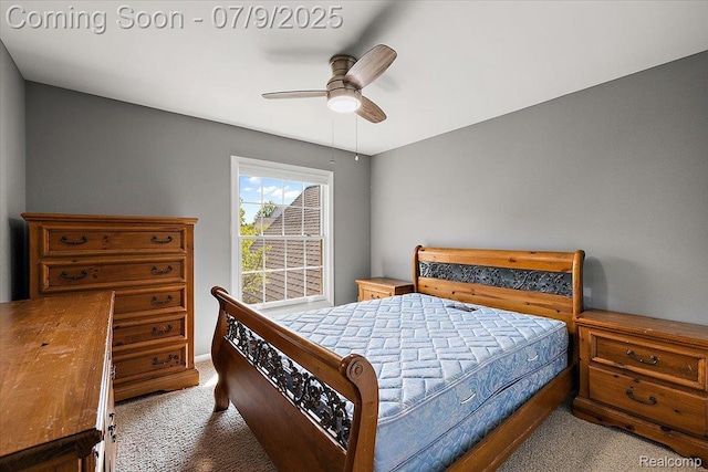 6591 Tree Knoll Dr, Troy, MI 48098 - bedroom with carpet flooring and a ceiling fan