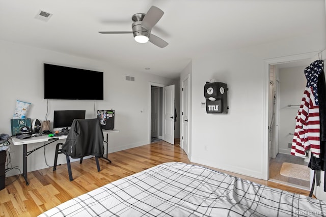 900 Mcdonald Dr, Northville, MI 48167 - office space with light wood-style flooring and a ceiling fan