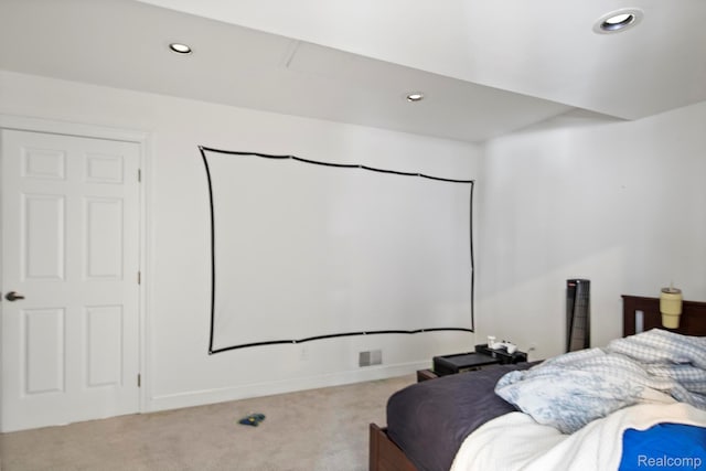 900 Mcdonald Dr, Northville, MI 48167 - carpeted cinema room with recessed lighting