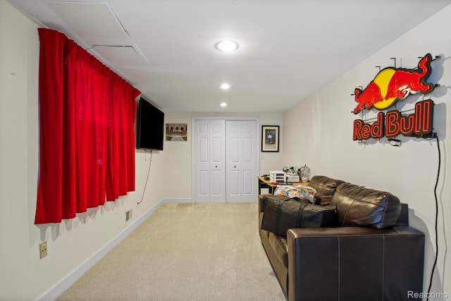 900 Mcdonald Dr, Northville, MI 48167 - living room with light colored carpet and recessed lighting