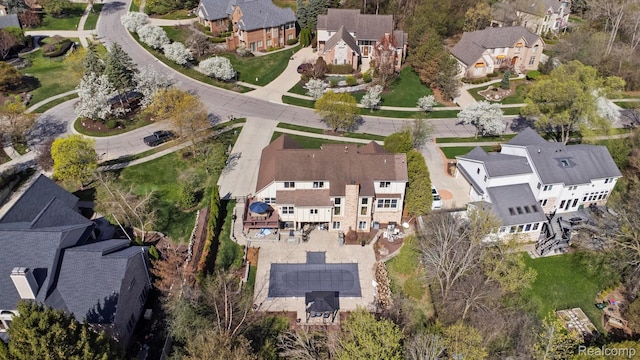 900 Mcdonald Dr, Northville, MI 48167 - aerial view of property's location with nearby suburban area