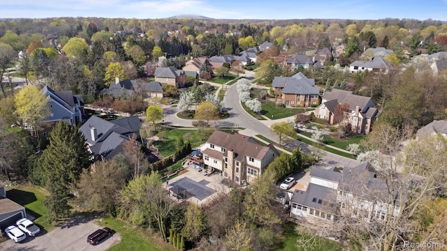 900 Mcdonald Dr, Northville, MI 48167 - aerial overview of property's location featuring nearby suburban area