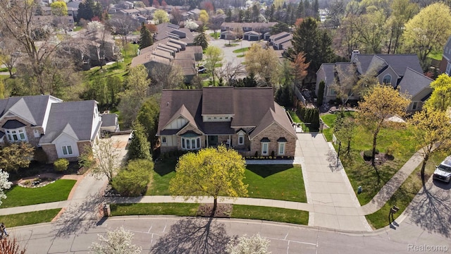 900 Mcdonald Dr, Northville, MI 48167 - aerial view of residential area